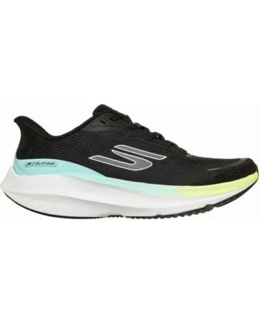 SKECHERS SCARPE DA RUNNING DONNA NERO NEGRO