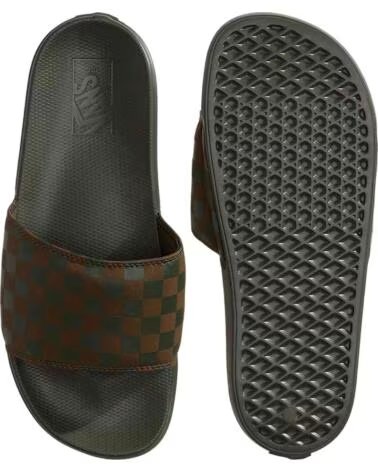 SANDALES VANS OFF THE WALL CHECKERBOARD MARRON POUR HOMME MARRóN