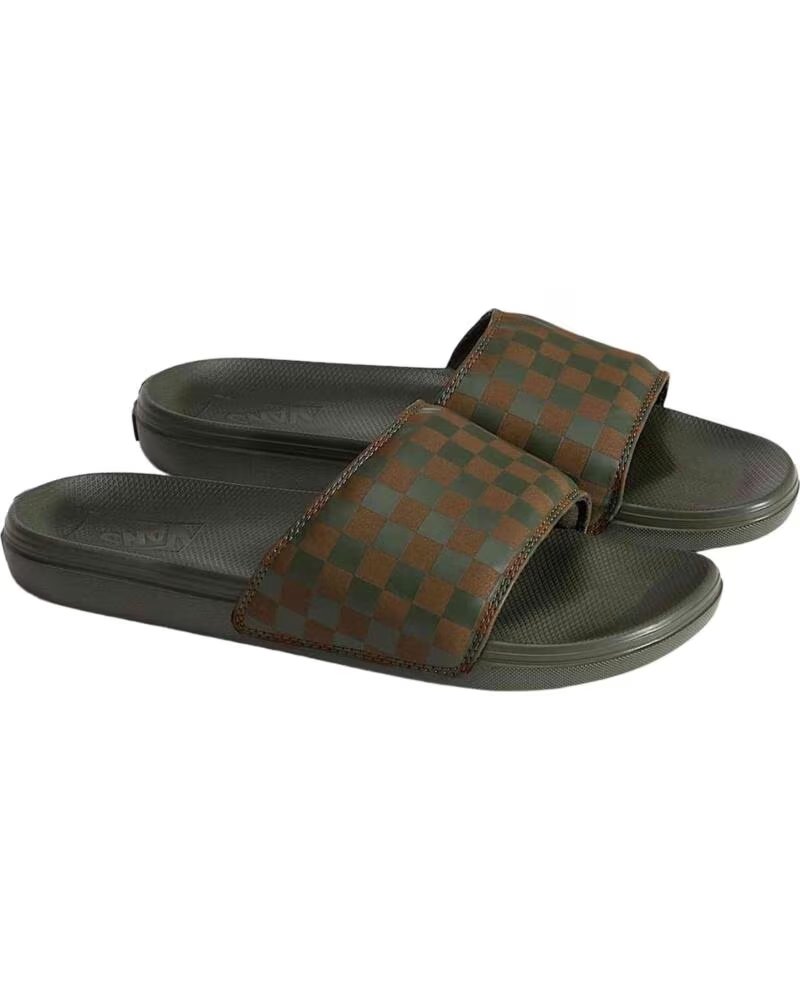 SANDALES VANS OFF THE WALL CHECKERBOARD MARRON POUR HOMME MARRóN