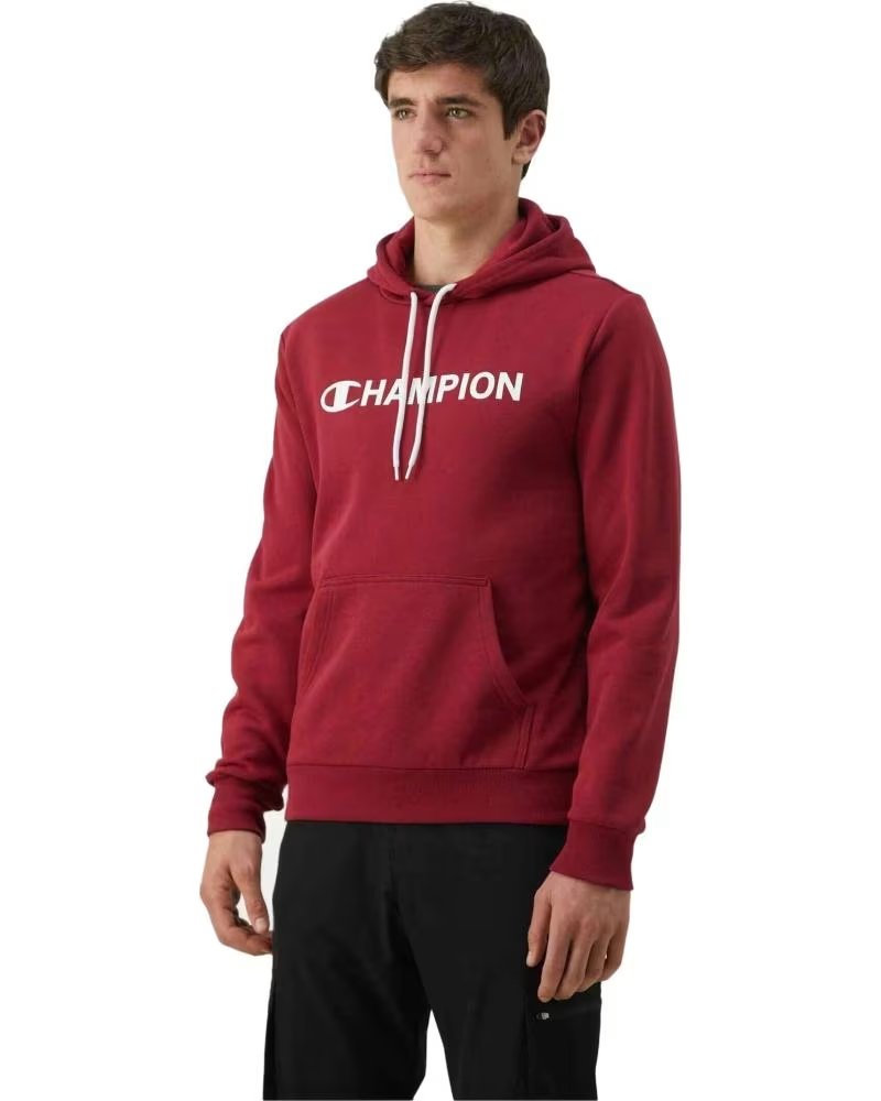 CHAMPION FELPA CON CAPPUCCIO UOMO MELANZANA BERENJENA