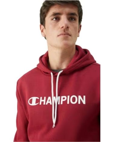 CHAMPION FELPA CON CAPPUCCIO UOMO MELANZANA BERENJENA