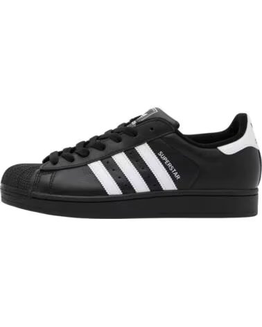 ADIDAS SCARPE DA GINNASTICA JI0079 SUPERSTAR CBLACK-FTWWHT-CBLACK NEGRO