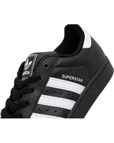 ADIDAS SCARPE DA GINNASTICA JI0079 SUPERSTAR CBLACK-FTWWHT-CBLACK NEGRO
