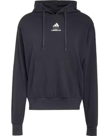 ADIDAS FELPA CON CAPPUCCIO LES MILLS UOMO NEGRO