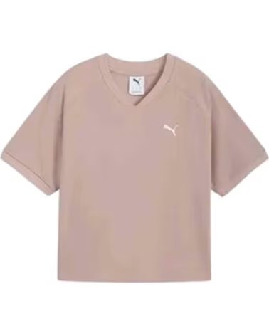 PUMA MAGLIETTA MANICA CORTA DONNA BEIGE BEIG