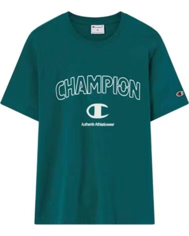 CHAMPION HERREN T-SHIRT IN GRÜN VERDE
