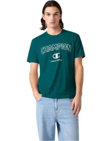 CHAMPION HERREN T-SHIRT IN GRÜN VERDE
