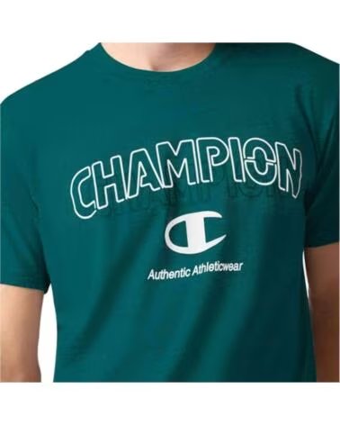 CHAMPION HERREN T-SHIRT IN GRÜN VERDE