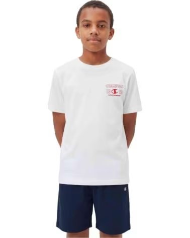 CHAMPION T-SHIRT FUR JUNGEN BLANCO