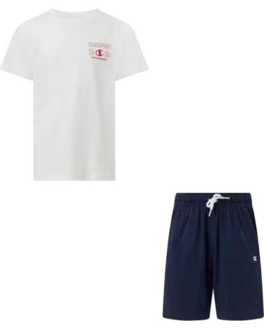 CHAMPION T-SHIRT FUR JUNGEN BLANCO