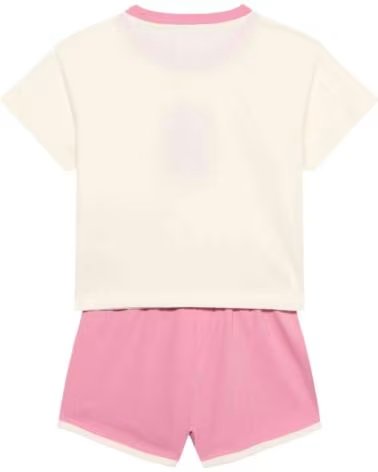 CHAMPION CAMISETA Y SHORT INFANTIL NARANJA