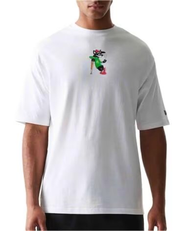 NEW ERA MAGLIETTA MANICA CORTA UOMO BLANCO