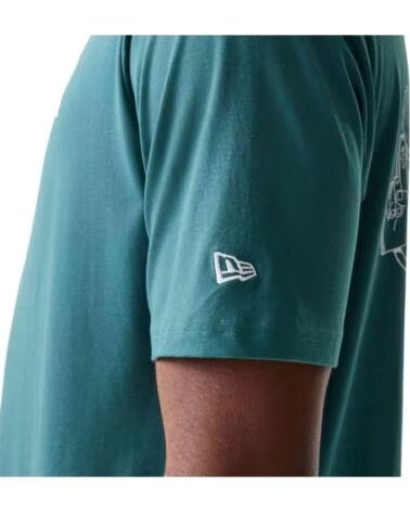 NEW ERA HERREN T-SHIRT BLAU AZUL