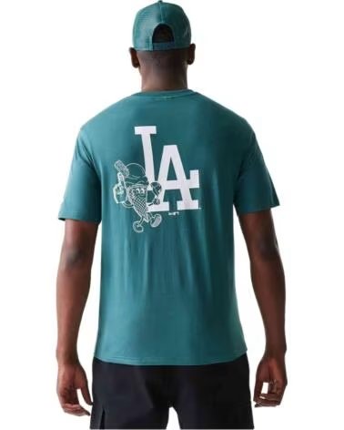 NEW ERA HERREN T-SHIRT BLAU AZUL