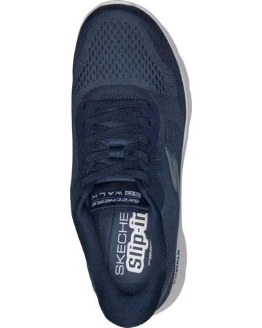 SKECHERS SLIP-INS GO WALK HERREN SNEAKER BLAU AZUL