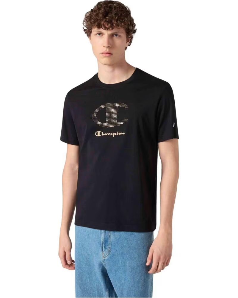 CHAMPION KURZARM-T-SHIRT FÜR HERREN NEGRO