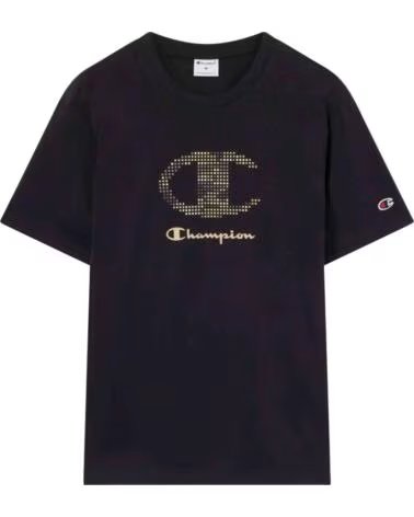 CHAMPION KURZARM-T-SHIRT FÜR HERREN NEGRO