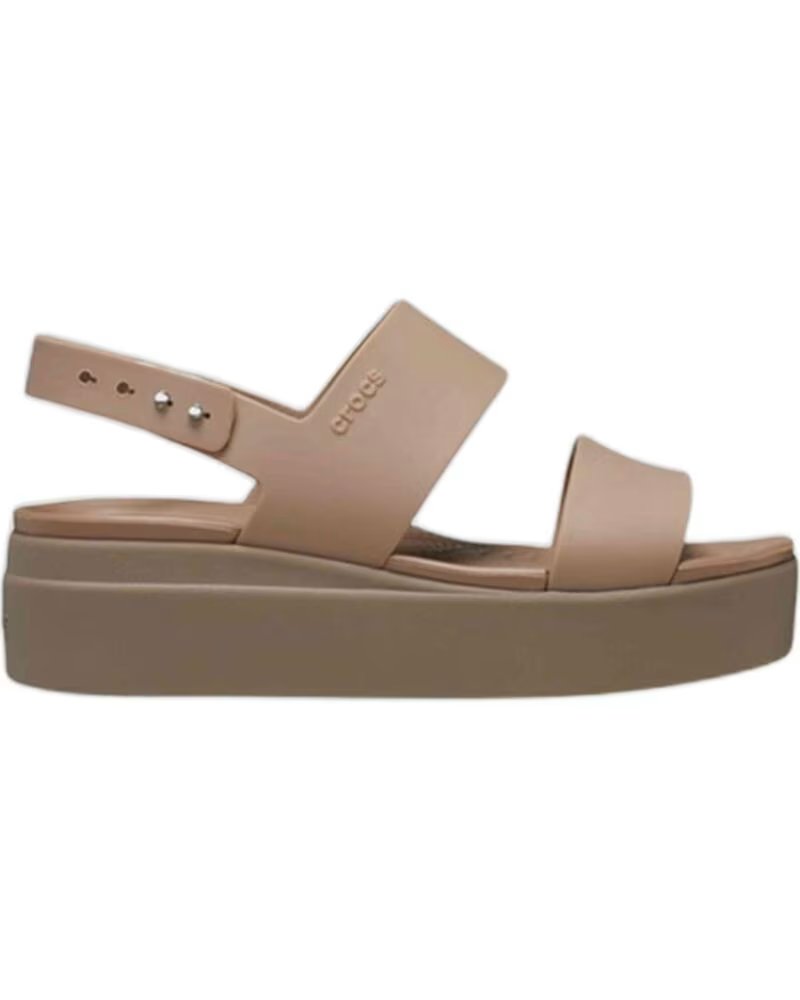 CROCS SANDALES 206453-2EL TAUPE MARRóN