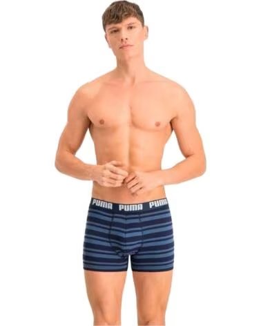 PUMA BOXER CUECA 601015001-162 MULTICOR HOMEM AZUL