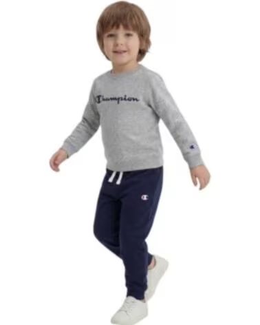 CHAMPION SURVÊTEMENT SWEATSUITS BLEU MARINE GRIS 307327-EM021 ENSEMBLE GARÇON FILLE