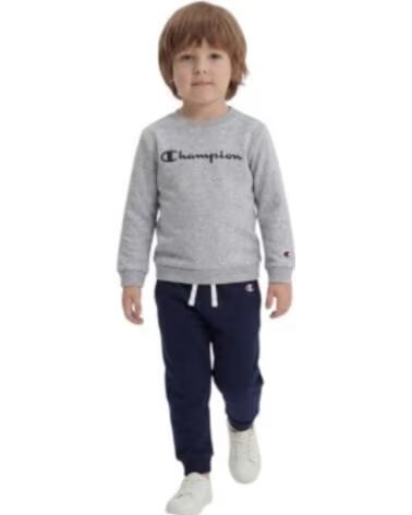 CHAMPION SURVÊTEMENT SWEATSUITS BLEU MARINE GRIS 307327-EM021 ENSEMBLE GARÇON FILLE