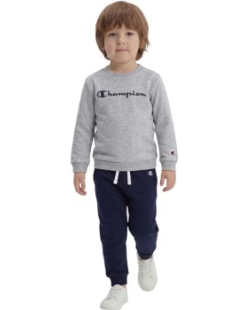 CHAMPION SURVÊTEMENT SWEATSUITS BLEU MARINE GRIS 307327-EM021 ENSEMBLE GARÇON FILLE