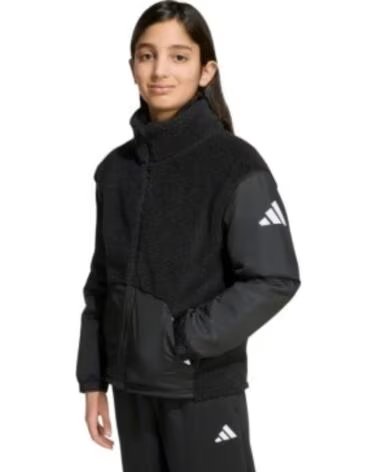 ADIDAS SHERPA JACKE SCHWARZ JL7400 KINDER