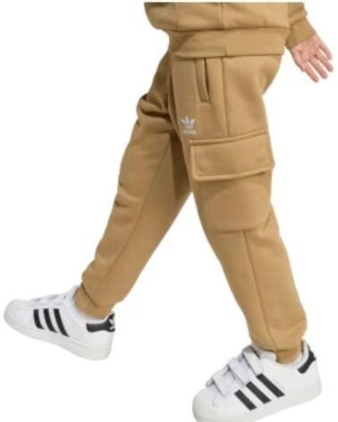 ADIDAS CHÁNDAL HOODIE CARGO MARRÓN JY4878 CONJUNTO NIÑO NIÑA