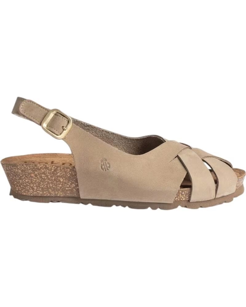 YOKONO SANDALES EN CUIR POUR FEMME BEIGE