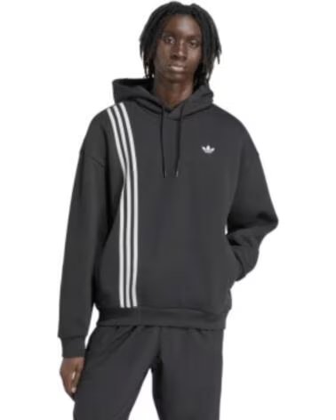 ADIDAS FELPA FRONT ST HD NERO JV9879 HOODIE UOMO