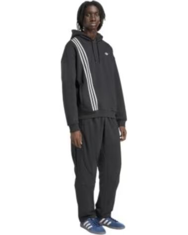 ADIDAS FELPA FRONT ST HD NERO JV9879 HOODIE UOMO