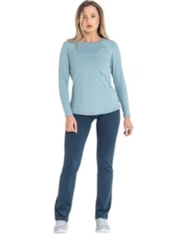 DITCHIL MAGLIETTA LONG SLEEVE DIVA CELESTE LS1035-409 DONNA MANICA LUNGA