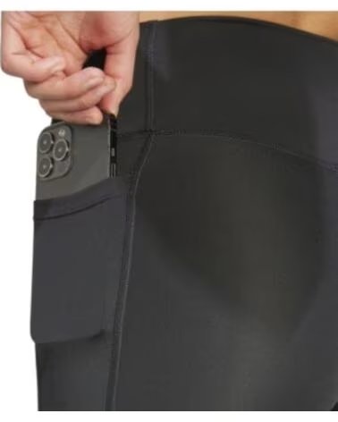 ADIDAS SHORTS LEGGINGS OPTIME ESSENTIALS STASH POCKET 7INCH IT2281 DAMEN NEGRO