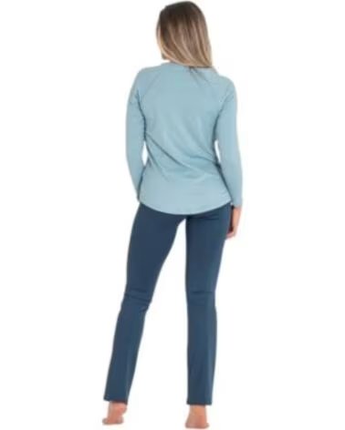 DITCHIL MAGLIETTA LONG SLEEVE DIVA CELESTE LS1035-409 DONNA MANICA LUNGA