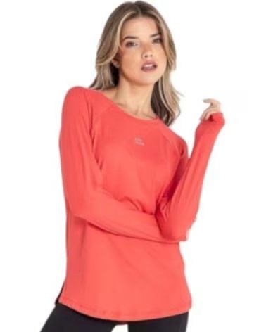 DITCHIL T-SHIRT LONG SLEEVE DIVA ROSE FLAMINGO LS1035-509 FEMME MANCHES LONGUES