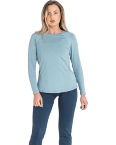 DITCHIL MAGLIETTA LONG SLEEVE DIVA CELESTE LS1035-409 DONNA MANICA LUNGA