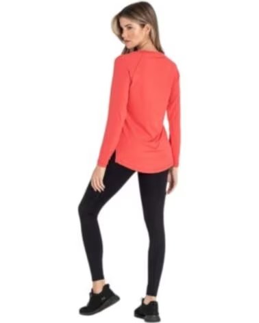DITCHIL T-SHIRT LONG SLEEVE DIVA ROSE FLAMINGO LS1035-509 FEMME MANCHES LONGUES