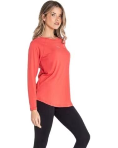 DITCHIL T-SHIRT LONG SLEEVE DIVA ROSE FLAMINGO LS1035-509 FEMME MANCHES LONGUES