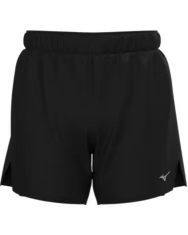 MIZUNO SHORT CORE 55 INCHES 2 EN 1 NOIR J2GBC510-09 DE RUNNING AVEC CUISSARD HOMME