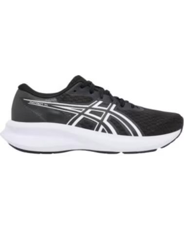 ASICS SAPATILHAS DE CORRIDA PATRIOT 14 PRETO BRANCO GRAVEL 1012B836-002 MULHER