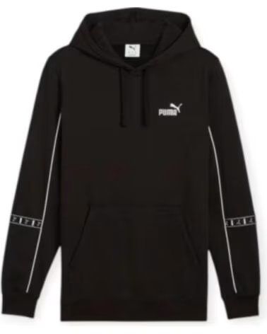 PUMA FELPA ESSENTIALS TAPE LAYOUT D 688262-01 CASUAL UOMO