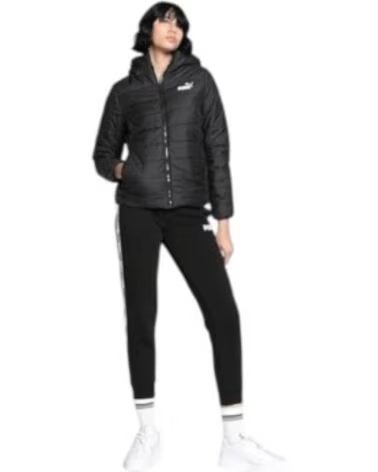 PUMA PIUMINO ESSENTIAL PADDED JACKET NERO 848940-01 DONNA
