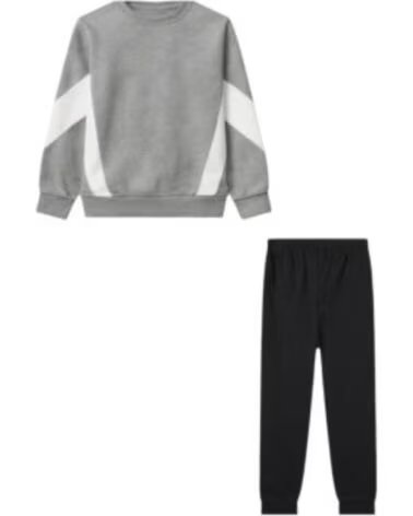 CHAMPION SURVÊTEMENT SWEATSUIT 307299-ES076 PANTALON GARÇON FILLE NOIR GRIS