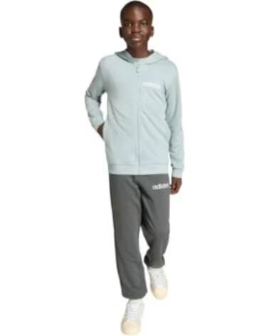 ADIDAS SURVÊTEMENT LINEAR FT TS ENSEMBLE ENFANT GARÇON FILLE KE0840