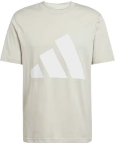 ADIDAS T-SHIRT BIG LOGO SJ BLAUGRÜN WEISS JE8933 CASUAL HERREN
