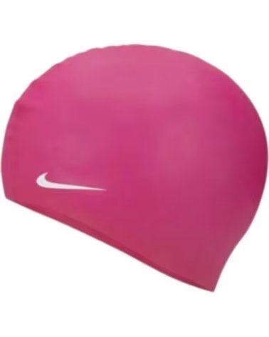 NIKE BONNET DE BAIN SOLID SILICONE 93060-672 PISCINE ADULTE UNISEXE ROSE ROSA