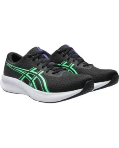 ASICS CHAUSSURES DE RUNNING PATRIOT 14 1011C050-006 HOMME BLACK-VITAL GREEN