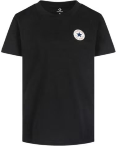 CONVERSE BEDRUCKTES T-SHIRT CHUCK TAYLOR PATCH 9C9506-023 CASUAL KINDER NEGRO