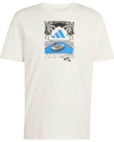 ADIDAS T-SHIRT S SLIDE RX JZ5001 CASUAL HERREN BLANCO
