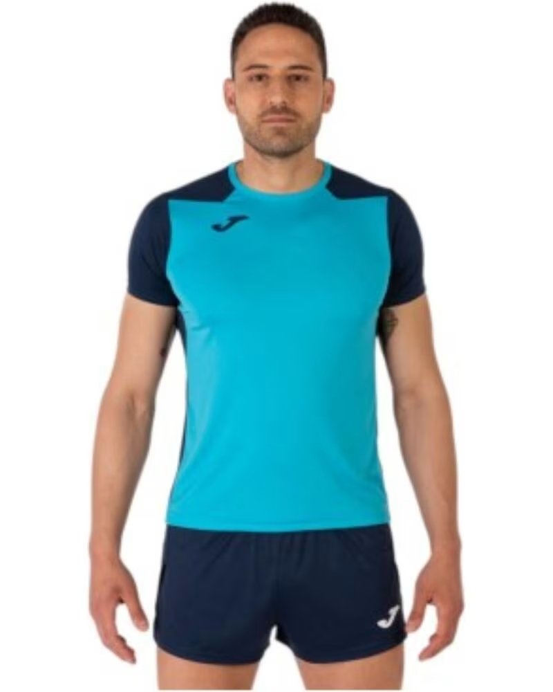 JOMA Camiseta De Manga Corta 102223 013 en azul para hombre MULTICOLOR